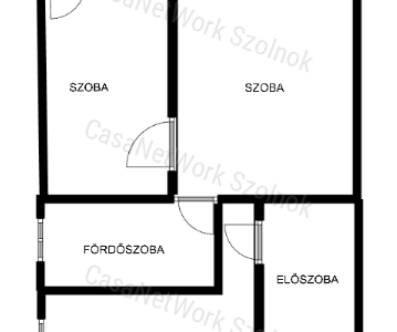 Kiadó téglalakás - Szolnok (Belváros) / 2. kép