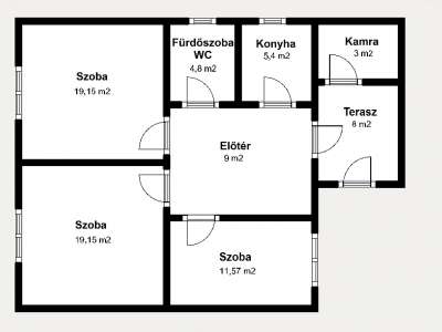 Eladó családi ház - Rákóczifalva / 2. kép