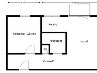 Eladó téglalakás - Szolnok (Belváros) / 4. kép