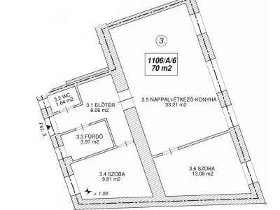 Eladó téglalakás - Szolnok (Belváros) / 4. kép