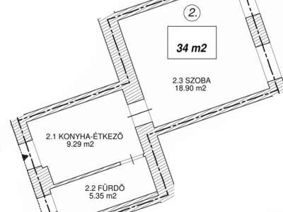 Eladó téglalakás - Szolnok (Belváros) / 3. kép