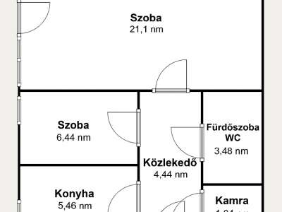 Kiadó téglalakás - Szolnok (Belváros) / 2. kép
