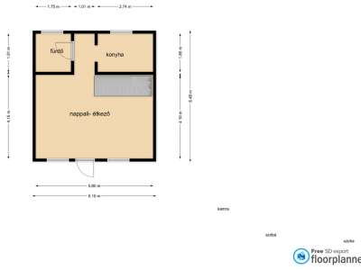 Eladó nyaraló - Tiszaföldvár / 5. kép