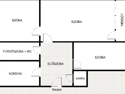 Eladó téglalakás - Szolnok (Vasútállomás környéke) / 8. kép