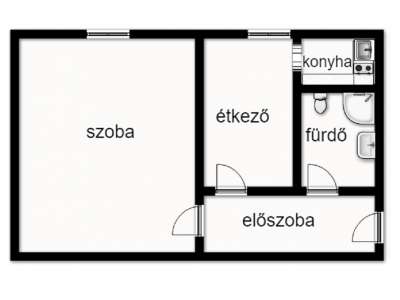 Kiadó téglalakás - Szolnok (Belváros) / 4. kép