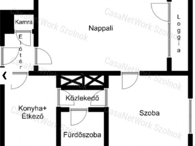 Kiadó téglalakás - Szolnok (Belváros) / 3. kép