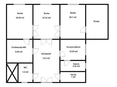 Eladó téglalakás - Szolnok (Kórház környéke) / 3. kép