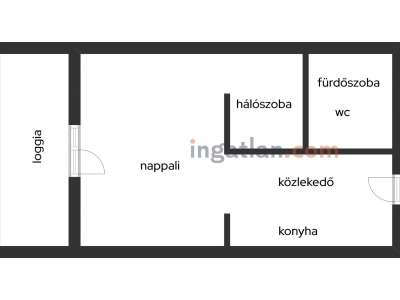 Kiadó téglalakás - Szolnok (Belváros) / 4. kép