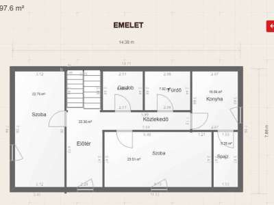 Eladó családi ház - Nemesvámos / 5. kép