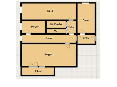 Eladó panellakás - Balatonfüred / 4. kép