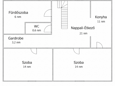 Eladó családi ház - Erdőkertes / 12. kép