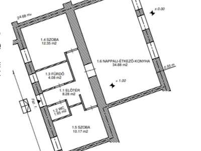 Eladó téglalakás - Szolnok (Belváros) / 3. kép