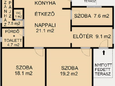 Eladó családi ház - Farmos / 30. kép