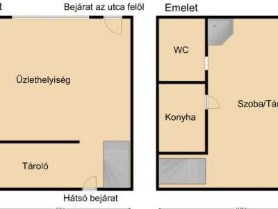 Eladó üzlethelyiség - Kunszentmárton / 4. kép