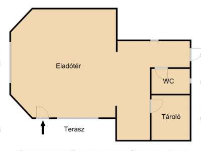 Eladó üzlethelyiség - Kunszentmárton (széchenyi lakótelep) / 3. kép