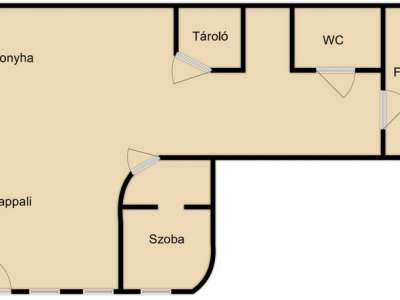 Eladó téglalakás - Cserkeszőlő / 2. kép