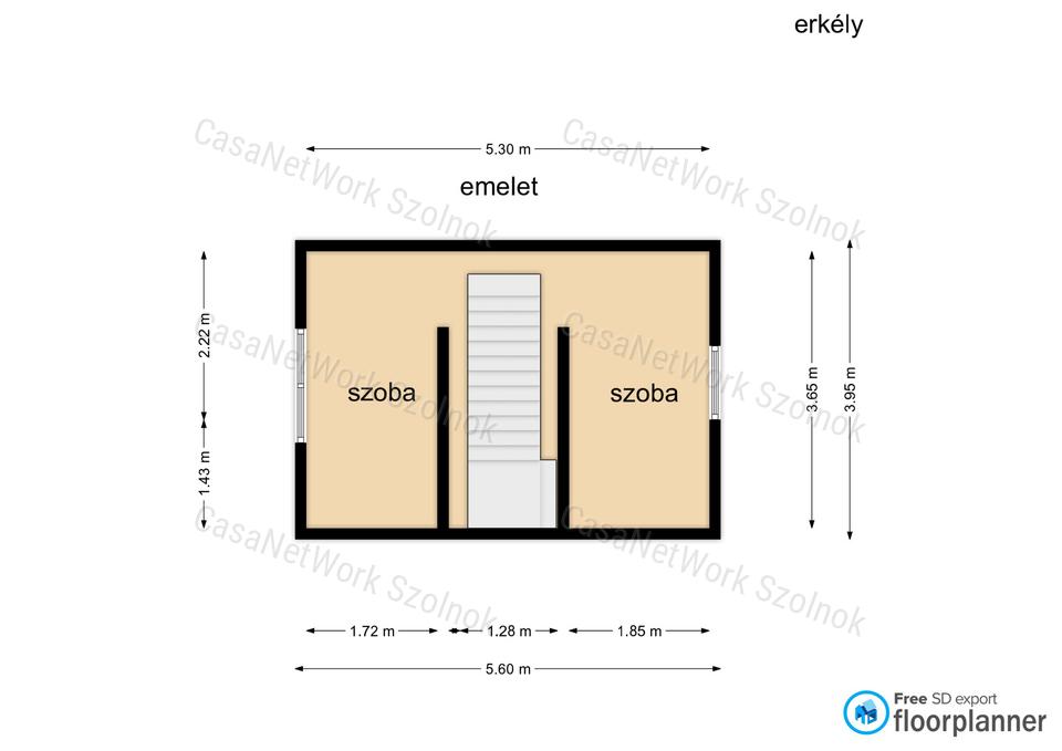Cibakházán eladó tégla építésű nyaraló!