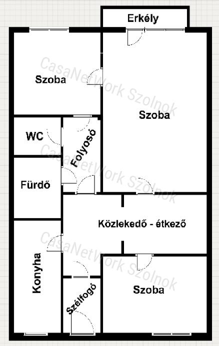 Eladó Belvárosi 67 nm területű lakás