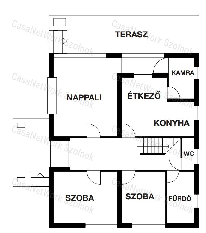 Szolnokon 5+1 szobás családi ház eladó!