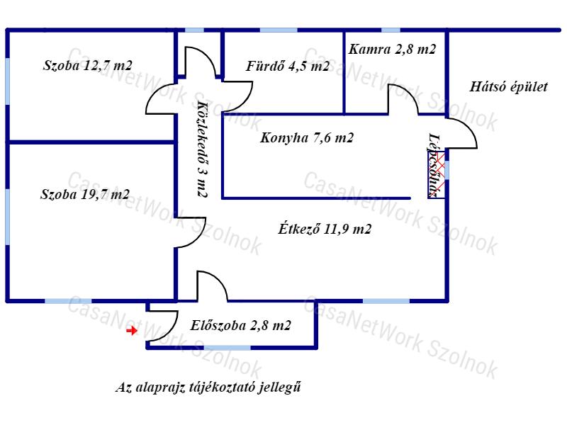 Eladó Kétpón egy 4 szobás 116m2-es tetőteres családi ház + csarnok