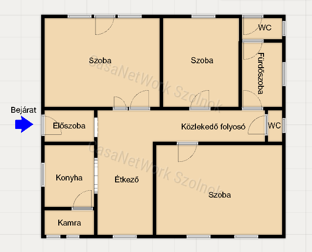 Szandaszőlősi felújított 90 m2-es családi ház eladó!