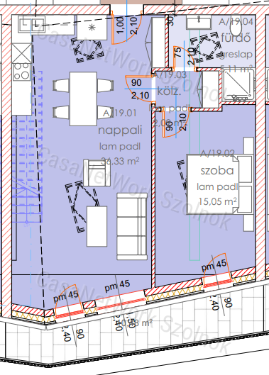 Szolnoki Tallinn városrészi 60 m2-es társasházi lakás eladó!