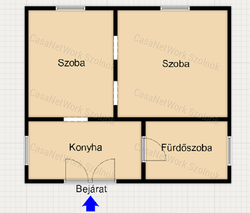 Rákóczifalvai 45 m2-es családi ház eladó!