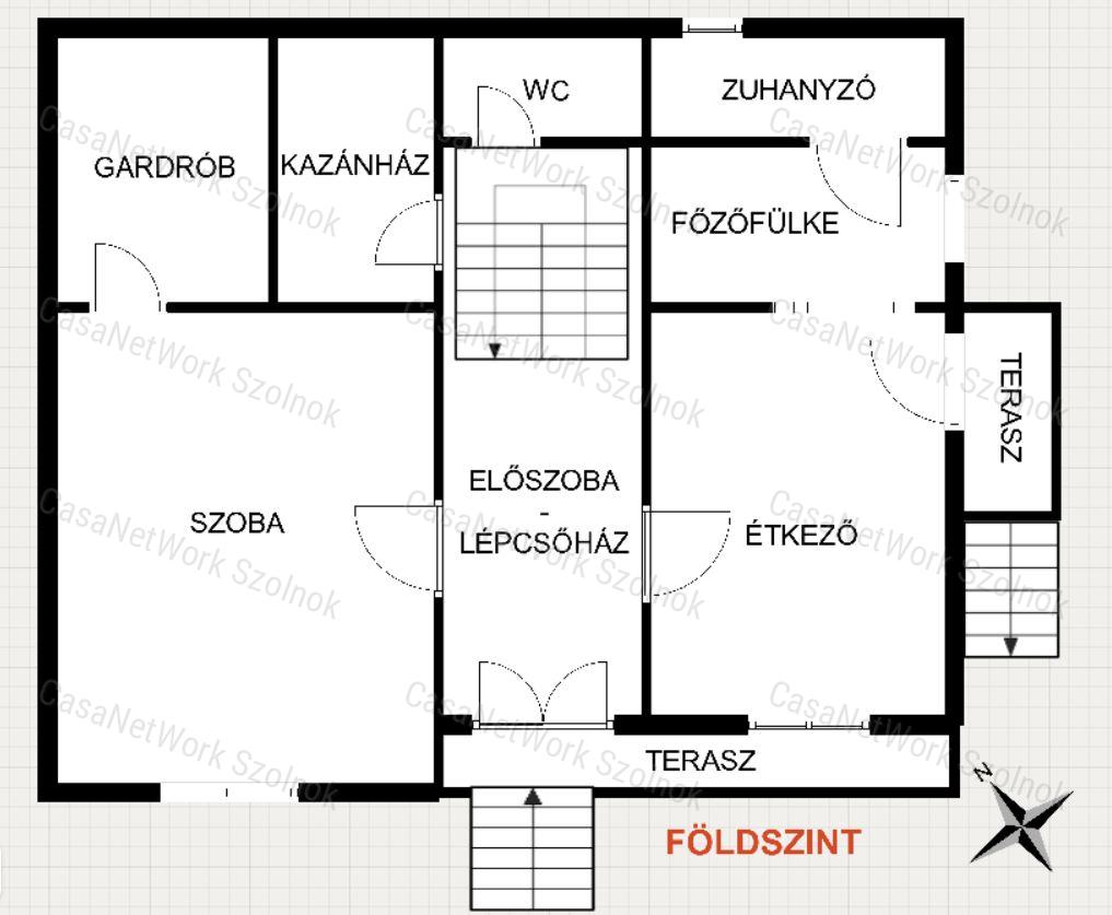 Eladó kétszintes, felújítandó családi ház, Tápiószele