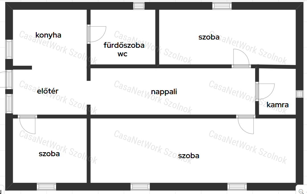 Eladó Tiszaföldvár kedvelt részén egy 3 szobás családi ház