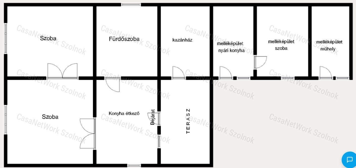 Szolnokon felújított 2 szobás családi ház eladó!