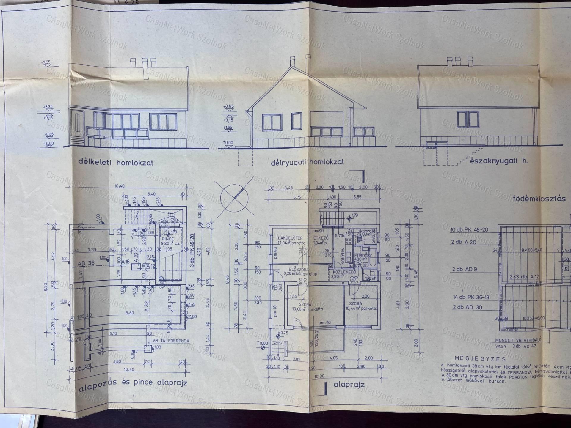 Eladó Tiszaföldváron egy 78 nm-es 3 szobás családi ház.
