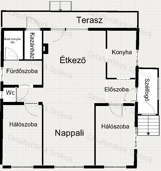 Eladó családi ház, védett zsákutcában