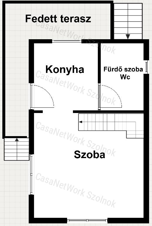 A Holt-Tiszától 50 m távolságra eladó kis ház