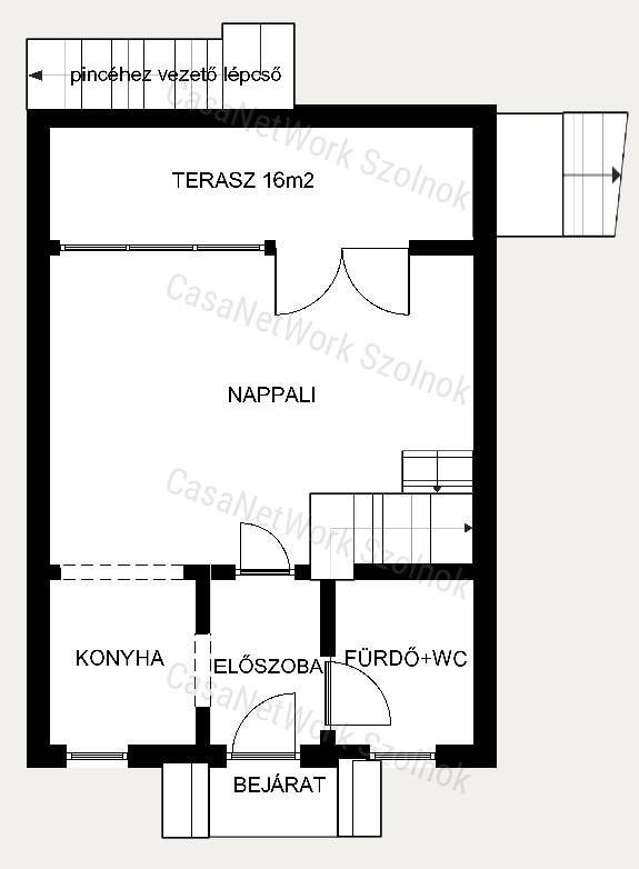 Szolnokon az Alcsiszigeten, 50 m2-es lakóvezeti nyaraló eladó