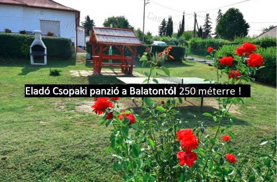 Eladó Csopaki panzió a Balatonról 250 méterre !