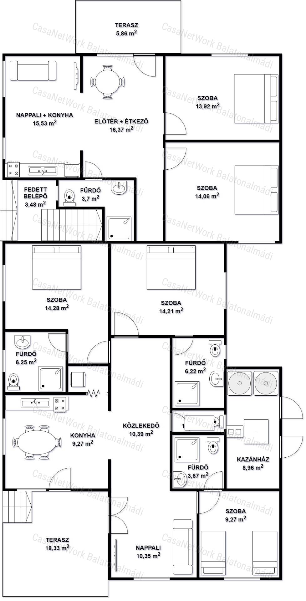 Gyenesdiáson Eladó Apartman-Ház!