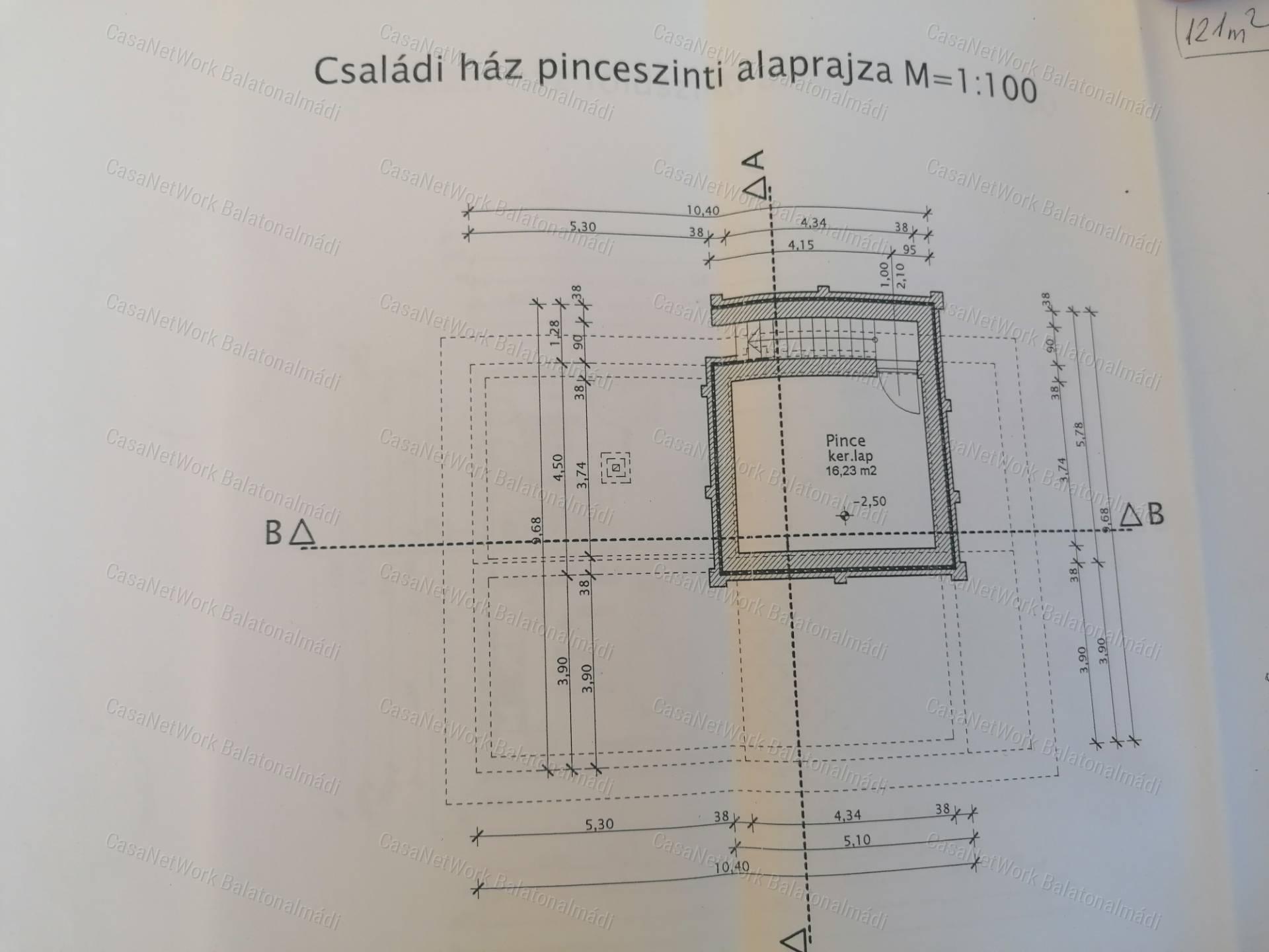 Családi ház Káptalanfüred csendes részén