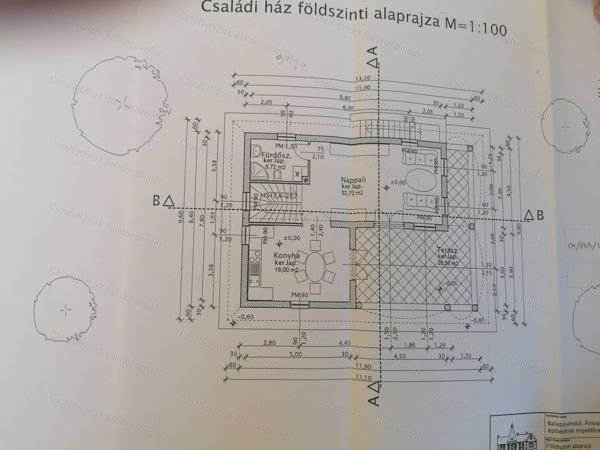Családi ház Káptalanfüred csendes részén