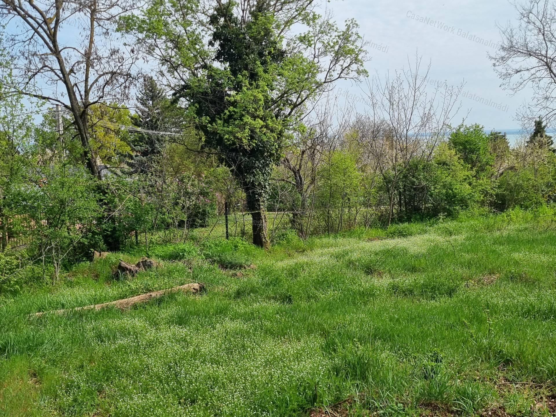 Panorámás építési telek eladó Balatonalmádiban!