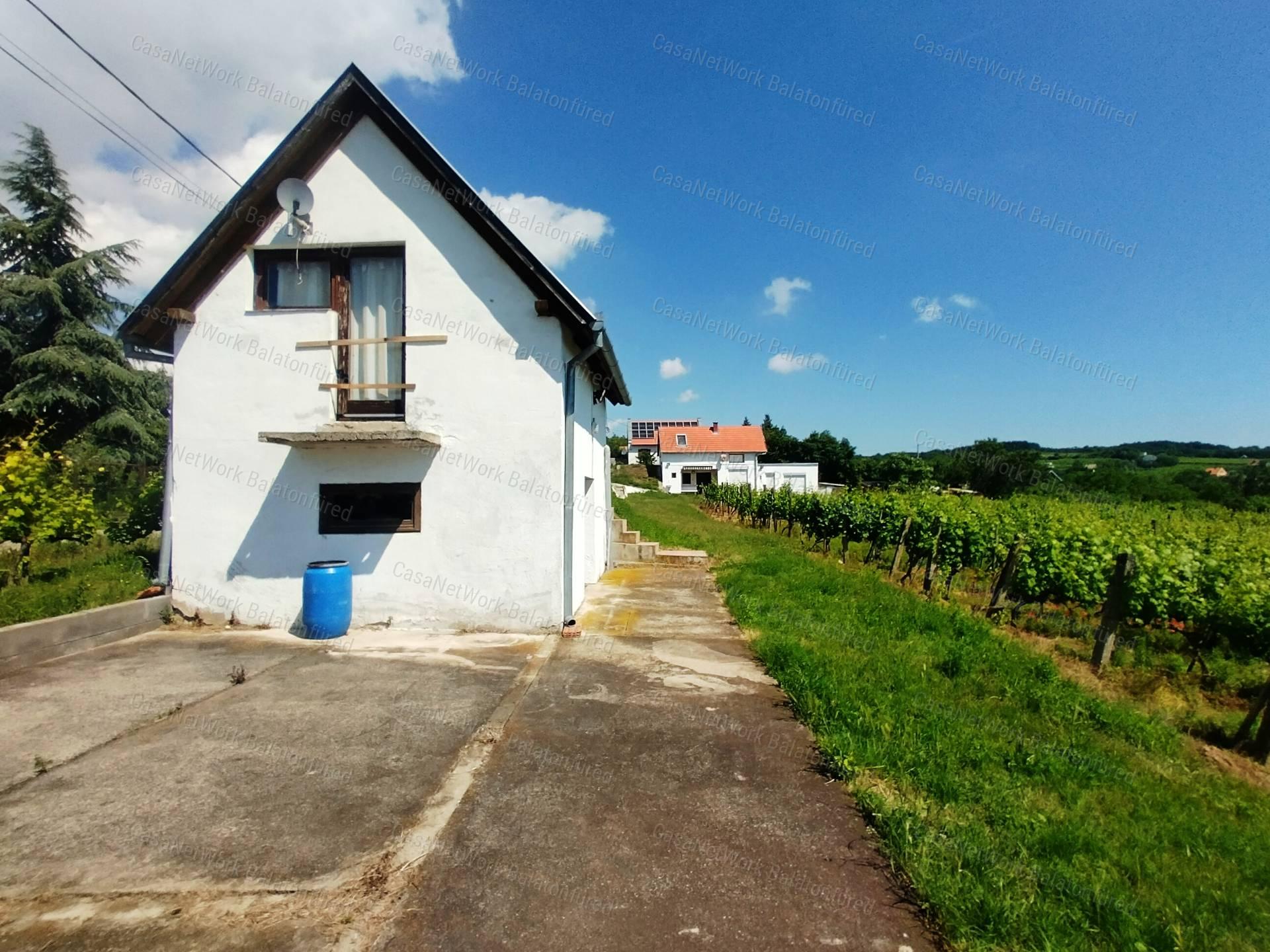 Eladó BALATONI PANORÁMÁS szőlőbirtok FELSŐÖRSÖN két épülettel