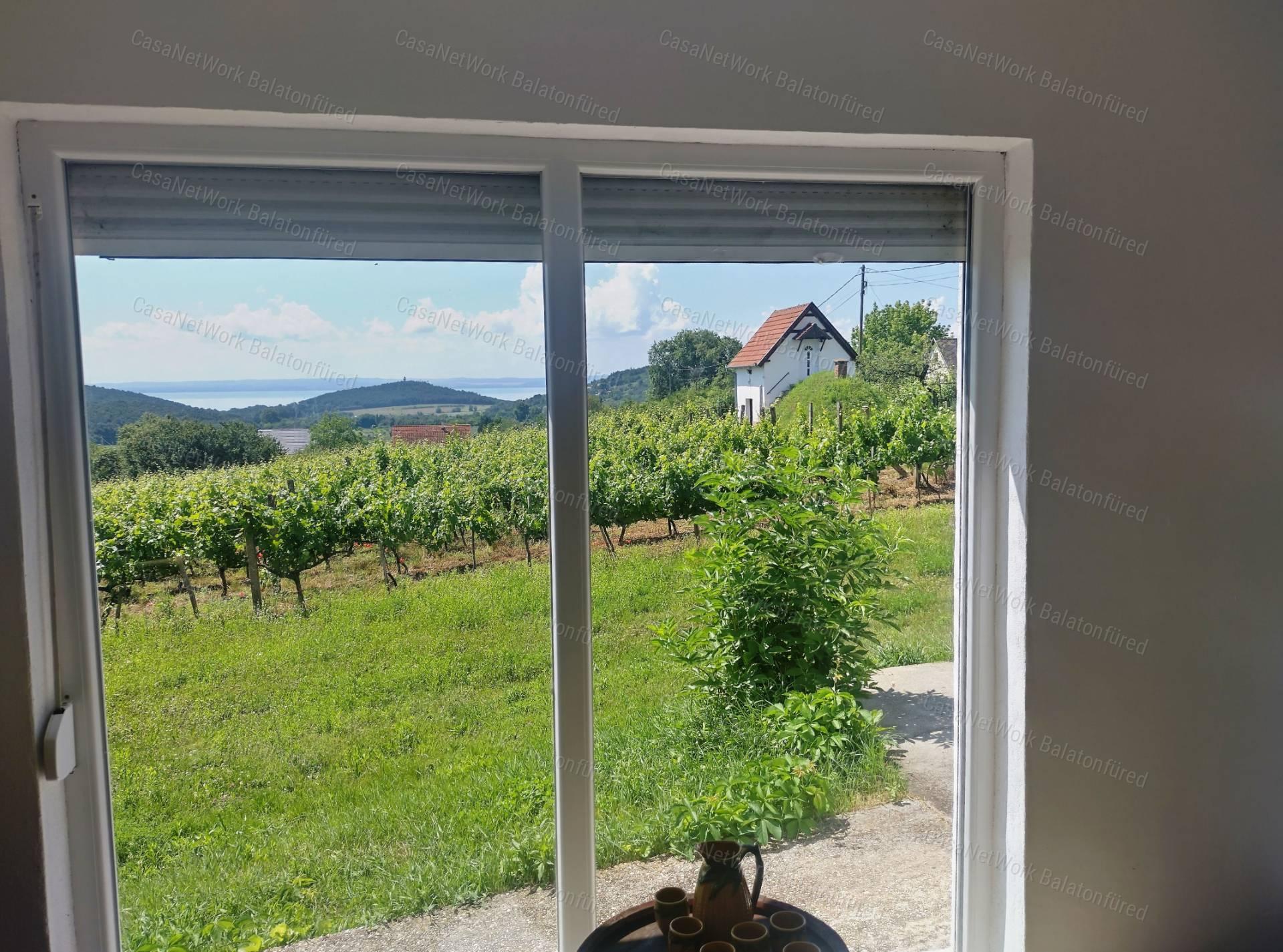 Eladó BALATONI PANORÁMÁS szőlőbirtok FELSŐÖRSÖN két épülettel