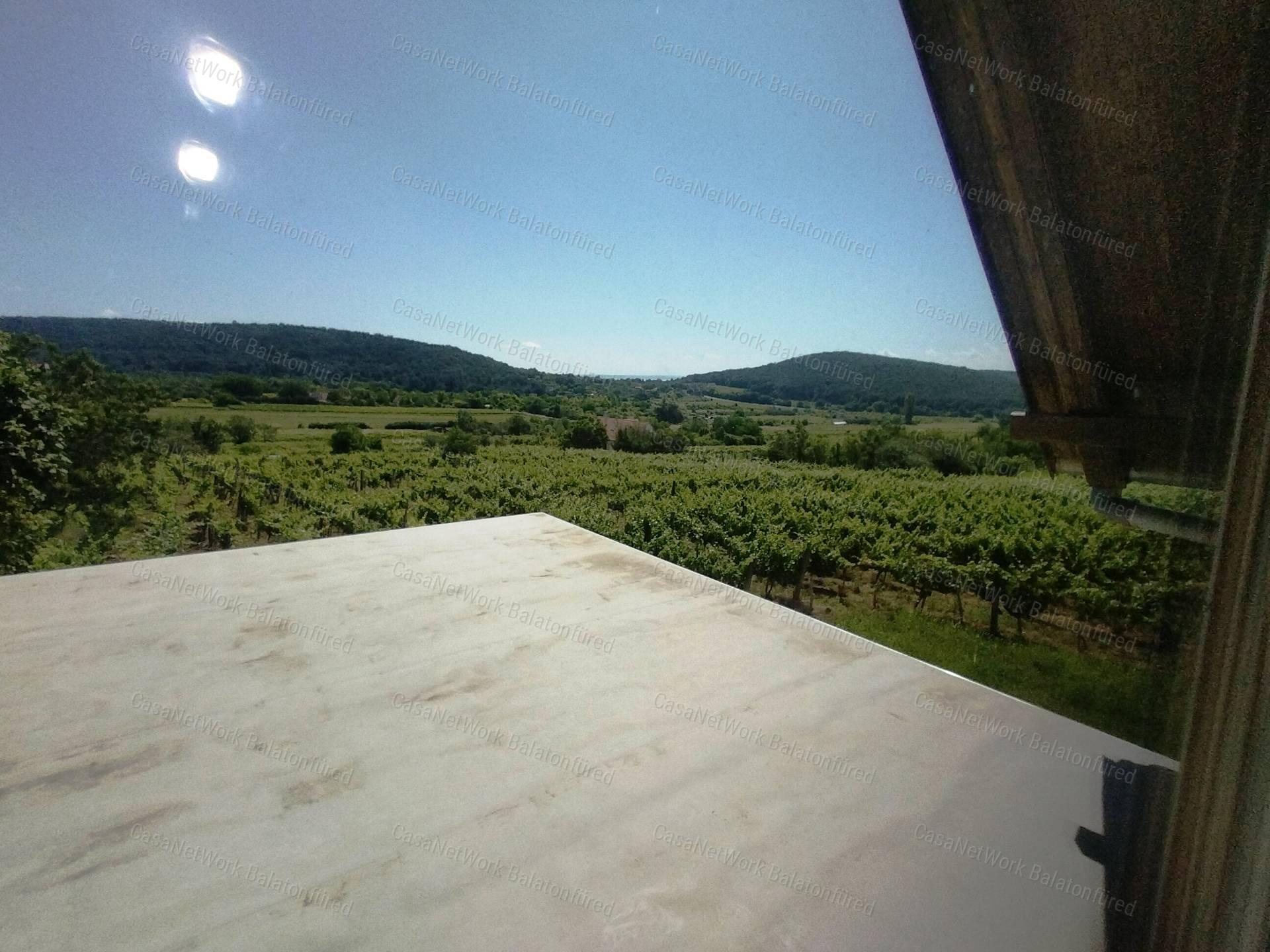 Eladó BALATONI PANORÁMÁS szőlőbirtok FELSŐÖRSÖN két épülettel