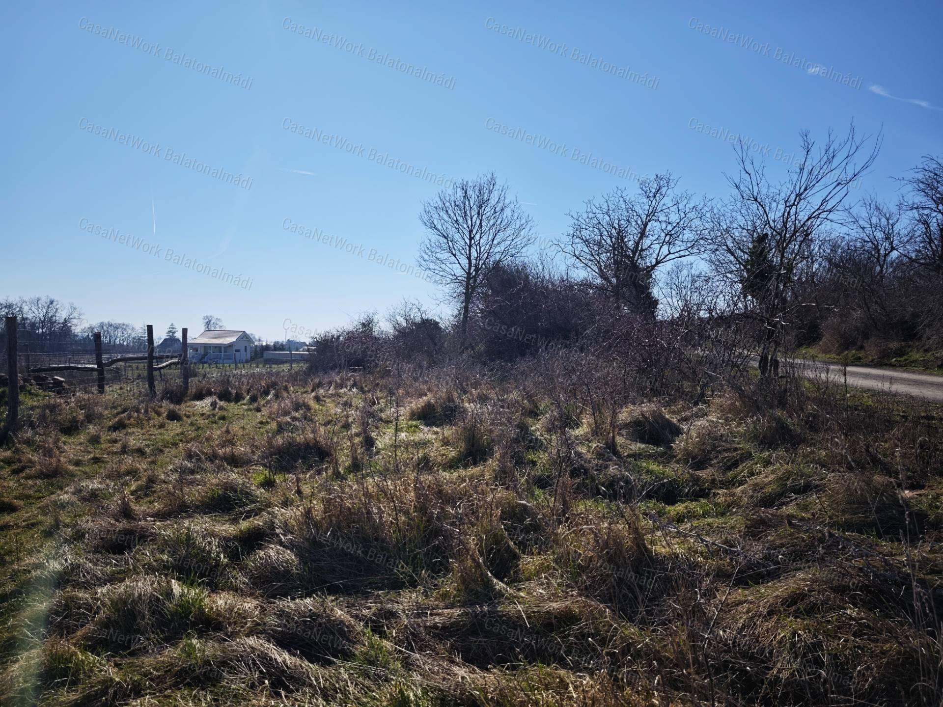 Balatoni panorámás mezőgazdasági terület eladó Balatonszepezden
