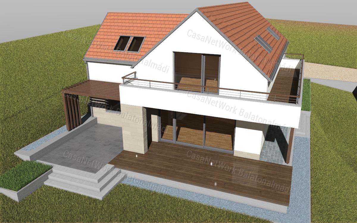 Balatonkenesén a Soós hegyen 720 m2-es panorámás telek eladó.