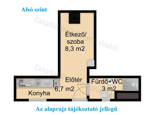 Balatoni panorámás nyaraló eladó Balatonalmádiban