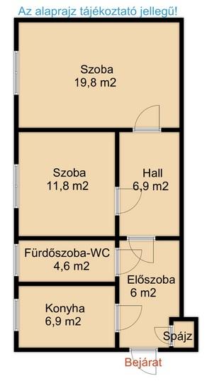 Balatonalmádiban felújítandó, földszinti lakás eladó
