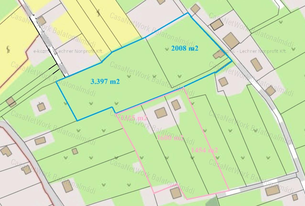 Építhető balatoni panorámás birtok eladó Lovason