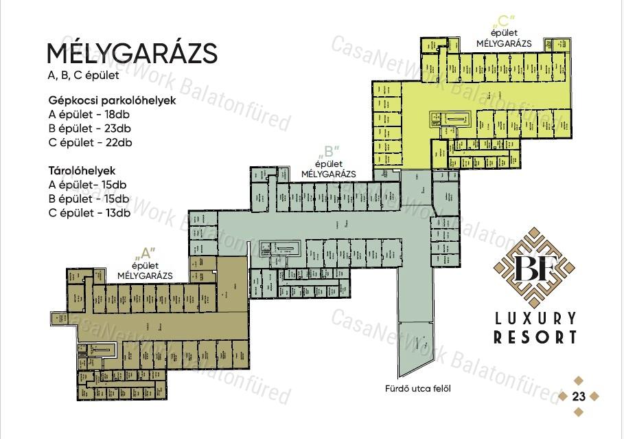 Vízpart közeli új építésű luxus tégla lakás