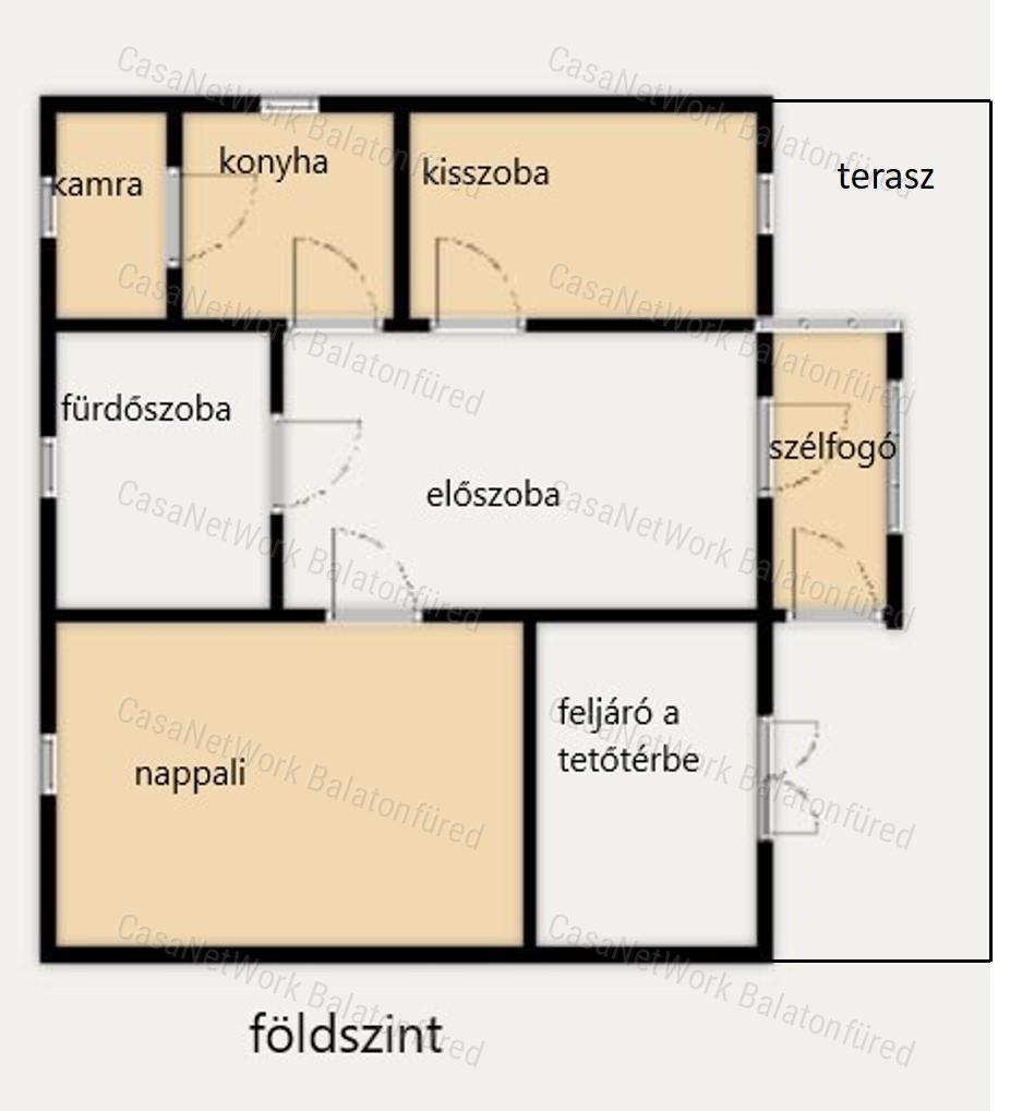 Eladó felújítandó családi ház Balatonfüred központi, mégis csendes részén