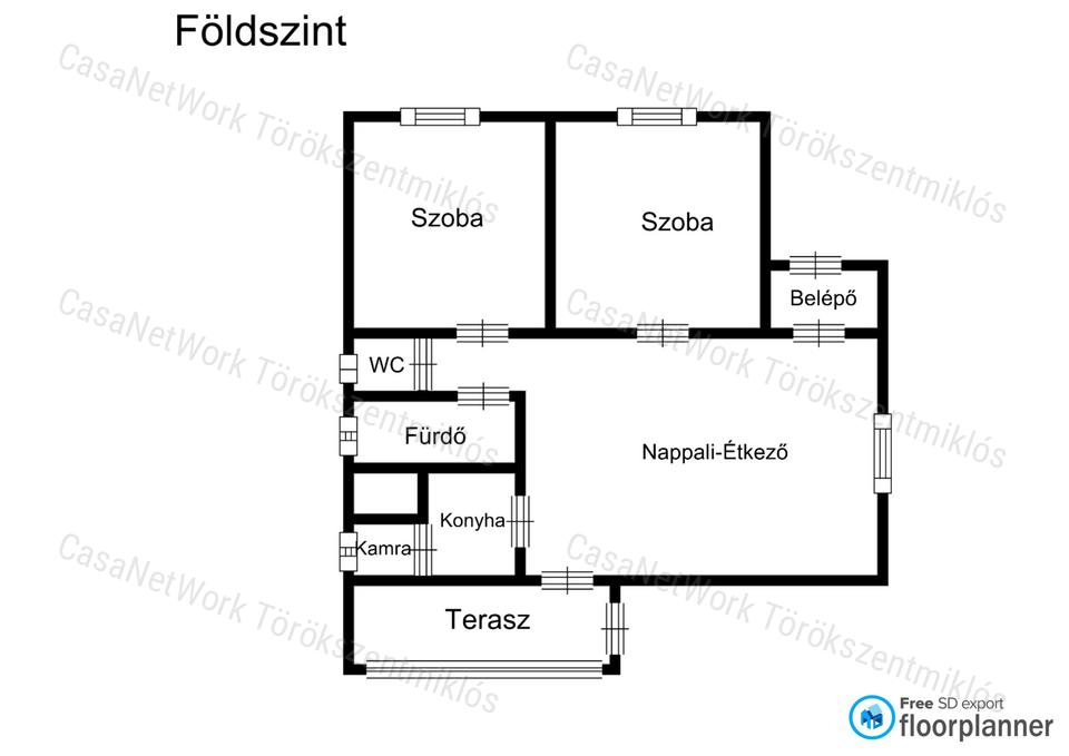 Eladó panzió Törökszentmiklós központjában!